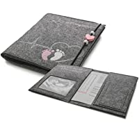 Los mejores  - Funda para cartilla de embarazo con compartimentos para imágenes de ultrasonidos- tarjeta de seguros- cartilla de…